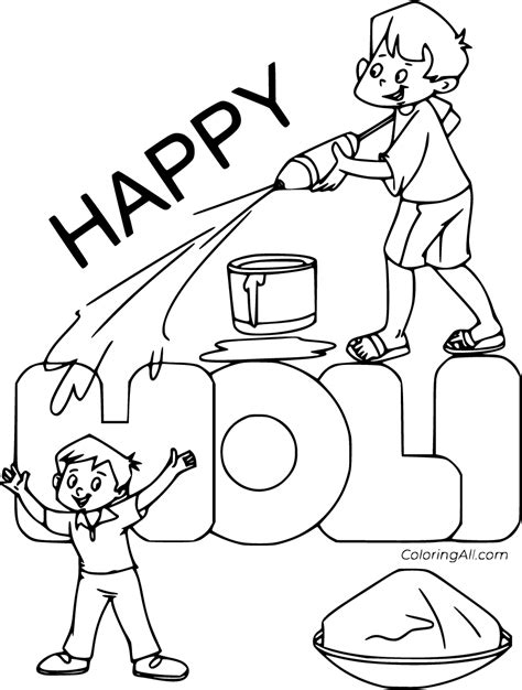 11 Free Printable Holi Coloring Pages In Vector Format Easy To Print