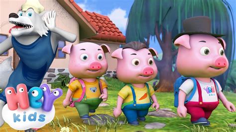 Les Trois Petits Cochons dessin animé HeyKids Histoires pour