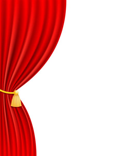 red theatrical curtain vector illustration 516643 Vector ...