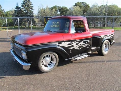 Ford F 150 Pickup Truck 1965 Red For Sale F10jk679782 1965 Ford F150