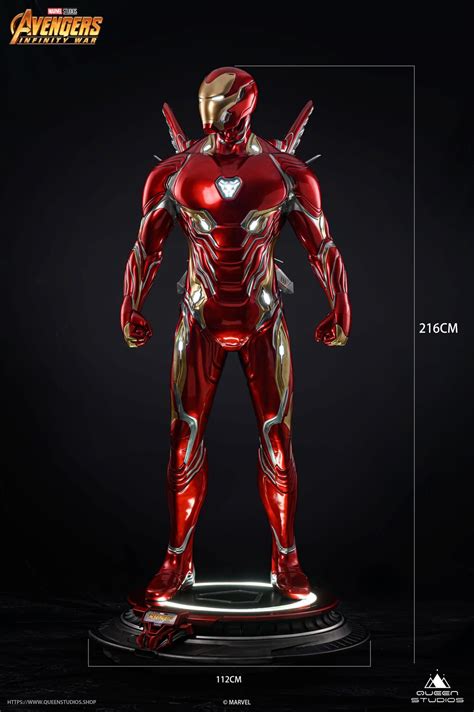 Iron Man Mark 50 Armor Gets New Life Size Statue From Queen Studios