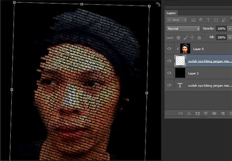 Cara Membuat Tipografi Wajah Di Photoshop Siap Ujian