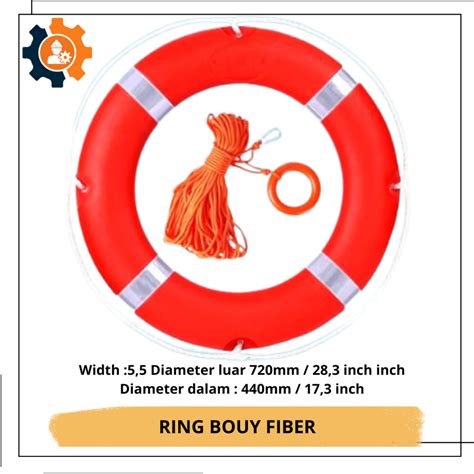 Jual Ring Bouy Fiber Ring Apung Kapal Life Bouy 2 5 Kg Pelampung