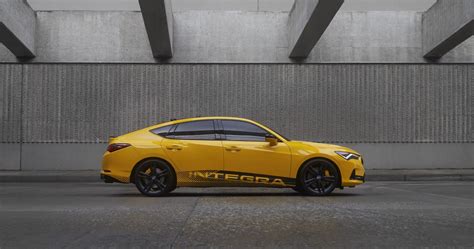 Heres Why The 2023 Acura Integra Prototype Is Nostalgic And Yellow