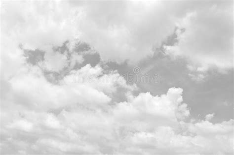 Gray Sky With White Clouds Beautiful Sky Background And Wallpaper