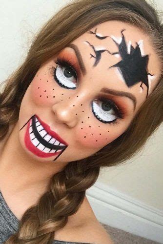 50 Horribly Exciting Scary Halloween Makeup Ideas Halloween Makeup