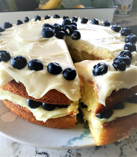 Lemon Blueberry Cake Out West Food And Lifestyle