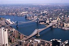 File:Manhattan and Brooklyn bridges on the East River, New York City ...