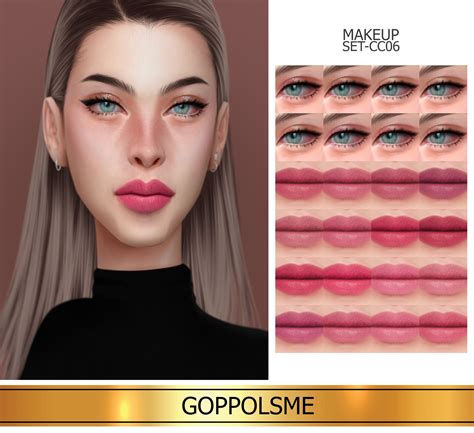 Pin By Valerie 💜 On Patreon Cc Sims 4 Cc Makeup Makeup Set Sims 4