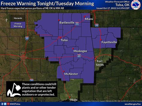 Northwest Arkansas Could See Freezing Temperatures Tuesday Morning