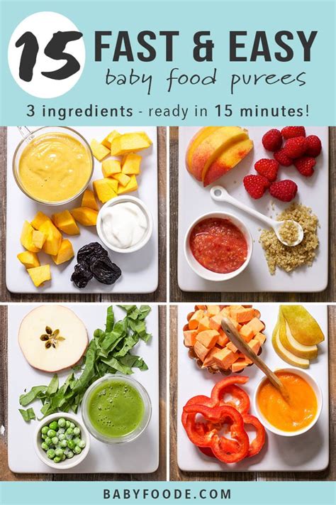 We understand you must be very tired of trying different tricks to ensure all the essentials reach your. 15 Fast Baby Food Recipes (made in under 15 minutes ...