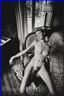 Vintage Jeanloup Sieff Female Nude Sleeping On Chair Paris Photo Art X Vintage
