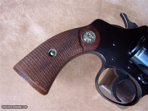 Colt Police Positive Special 38 With 6 Barrel And Checkered Walnut