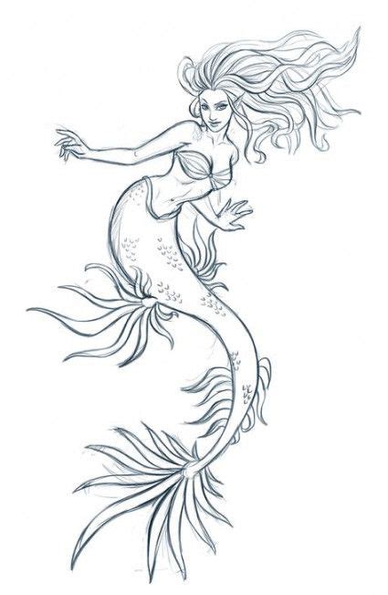 Trendy Drawing Mermaid Sketches Deviantart 34 Ideas Drawing Mermaid