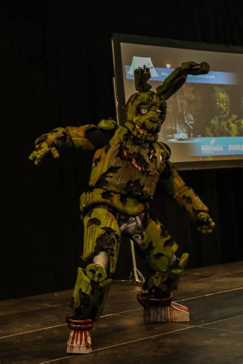 My Bloody Springtrap Cosplay With Real Fakeblood Fivenightsatfreddys