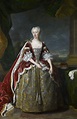 Portrait of Augusta of Saxe-Gotha, Princess of Wales (1719-1772), 1742 ...