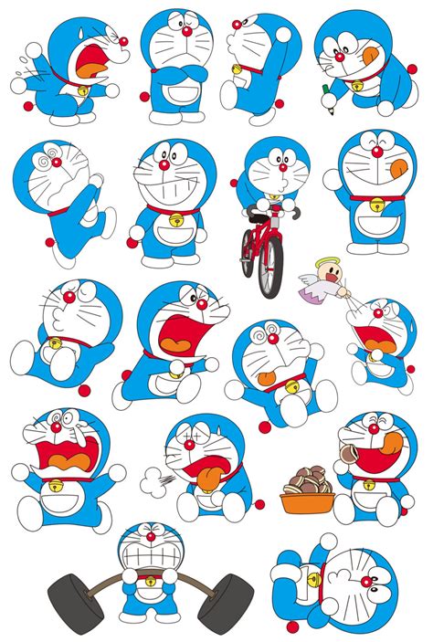 New Doraemon Sticker Suitcase Fridge Laptop And 50 Similar Items