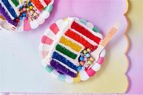 How To Make The Ultimate Rainbow Surprise Cake Recipe Surprise Cake