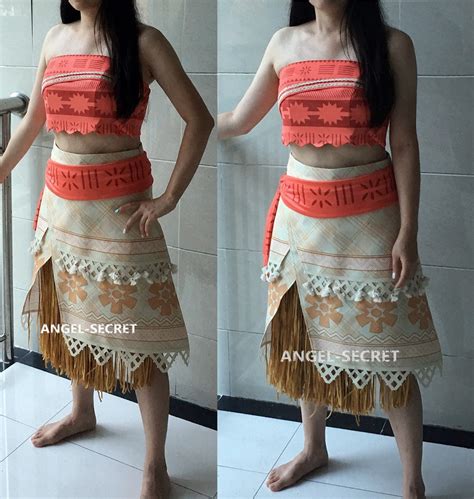P300 Moana Costume Disney Movie Cosplay Princess Party · Angel Secret · Online Store Powered By