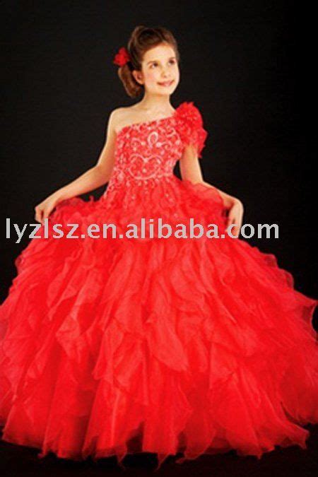 Red Kids Dresses For 9 Year Olds Pageant Dresses Clothing Cool And