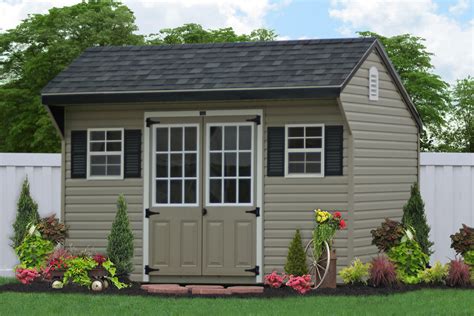 Custom Vinyl Sided Storage Sheds For Sale See Prices