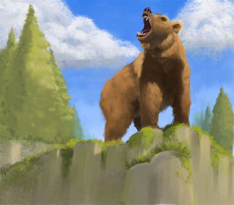 Artstation Grizzly Bear