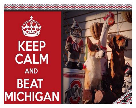 Beat Michigan Osu Football Osu Football Ohio State Ohio State Buckeyes