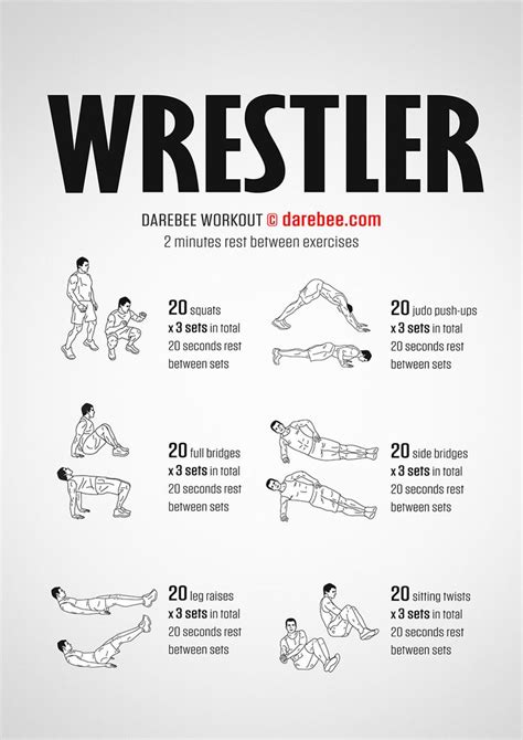 Wrestler Workout Wrestling Workout Mma Workout