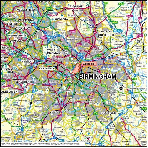 Maps And Pictures Birmingham Eastside University Of Birmingham
