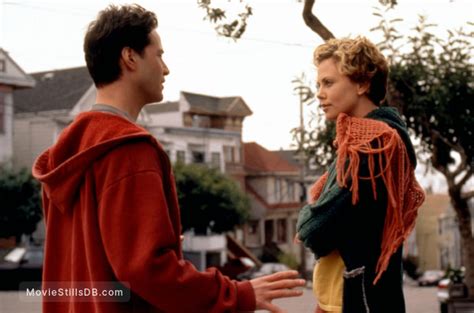 Sweet November Publicity Still Of Charlize Theron And Keanu Reeves