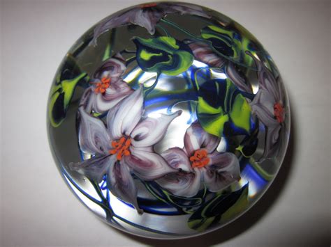 Large Richard Olma Glass Paperweight Collectors Weekly