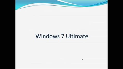 A Basic Introduction To Microsoft Windows 7 Tutorial Youtube