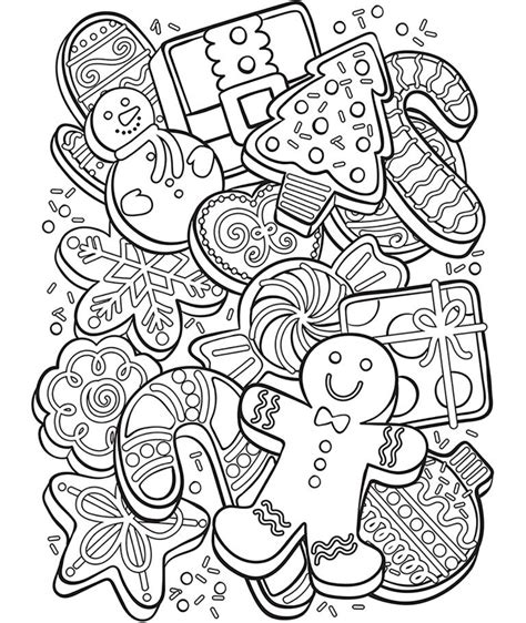 You can print or color them online at getdrawings.com for absolutely free. Christmas Cookies | Printable christmas coloring pages, Christmas coloring sheets, Christmas ...