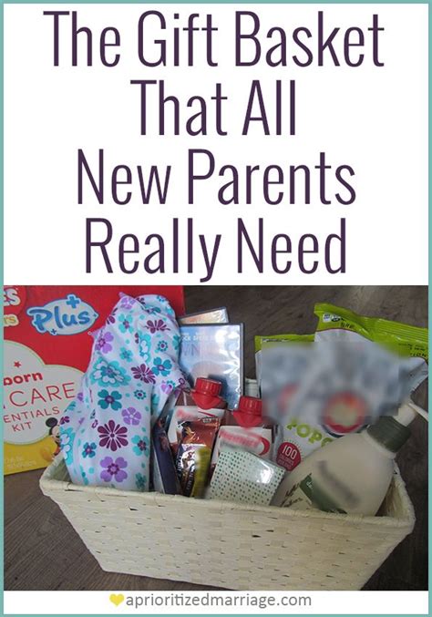 Here are 36 gift ideas for new parents. The Gift Basket That All New Parents Really Need | Gifts ...