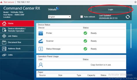 How To Edit Network Settings From The Web Interface On Kyocera