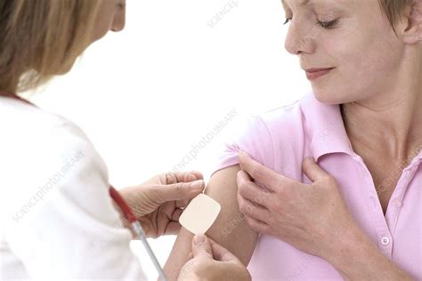 Hormone Replacement Therapy Patch Stock Image M8520148 Science