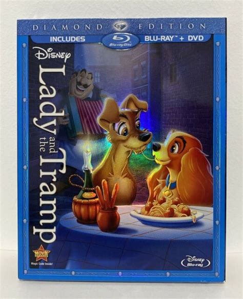 2a Blu Ray Lady And The Tramp Disney Diamond Edition Dvd 2 Disc Combo
