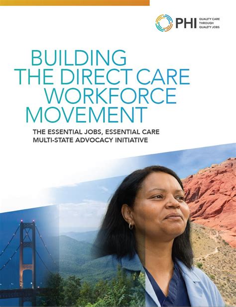 Building The Direct Care Workforce Movement The Essential Jobs