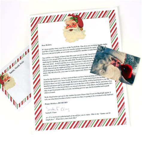 How to use this secret message printable. Letters from Santa Postmarked from the North Pole! ⋆ Dream ...