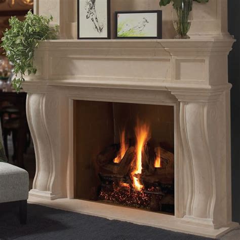 Let us light your fire! 1144.577 Cast Stone Fireplace Mantel, stone mantle ...