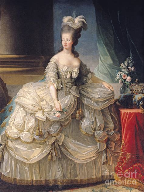 Marie Antoinette Queen Of France Painting By Elisabeth Louise Vigee
