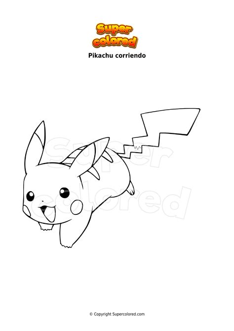 Dibujos Para Colorear Pikachu Supercolored