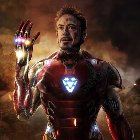 Avengers Endgame Iron Man Tony Stark Infinity Stones 8k 165