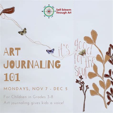 Art Journaling 101 For Kids Jenn Pipe And Self Esteem Through Art