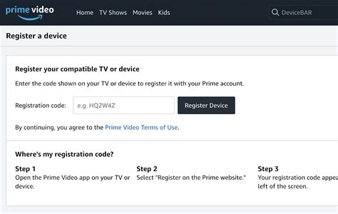 How Do I Activate Register On Amazon Prime Video Via Amazon Com Mytv