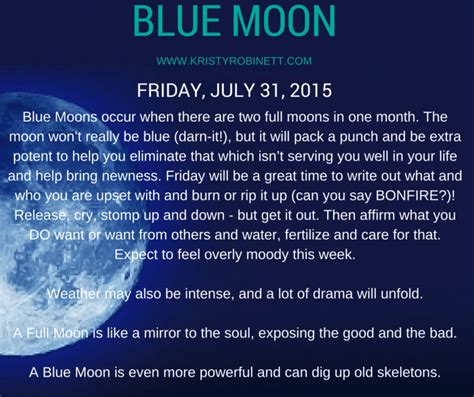 Feeling Blue On The Blue Moon Choose An Oracle Card Kristy Robinett