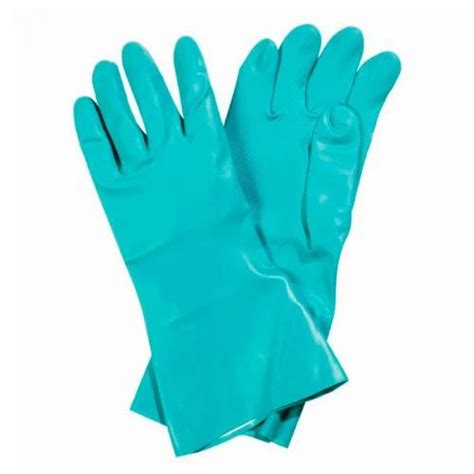 Green Nitrile Chemical Gloves Powder Free At Rs 58pair In Vadodara
