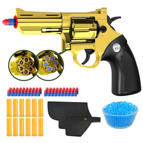 Buy Soft Bullet Toy Revolver With Water Beads Soft Bullets Revolver Foam Bullets Blaster