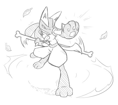 For the full tutorial with step by step & speed control visit: Lucario by RakkuGuy on DeviantArt