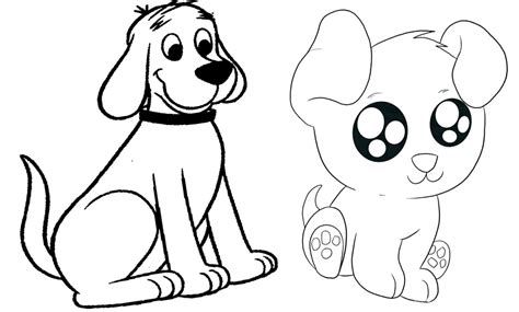 Desenhos de cachorros para colorir e imprimir. desenho de cachorro para colorir molde - Artesanato Total